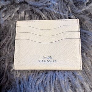 Coach  Slim ID Card Case in cream